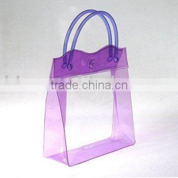 soft purple pvc bag