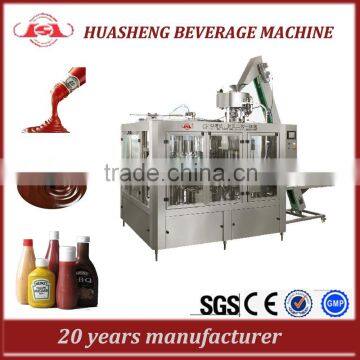 Zhangjiagang Huasheng customized, tailor designed GZS12-5 3000BPH Mayonnaise filling machine