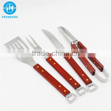 Popular style bbq knife with bottle opener