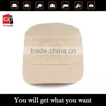 China manufacturer top quality custom your 3D embroidery flat brim blank military cap with your logo