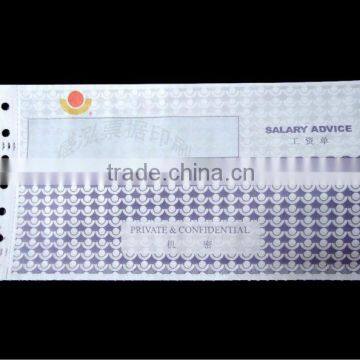 Personalize salary envelope printing paper
