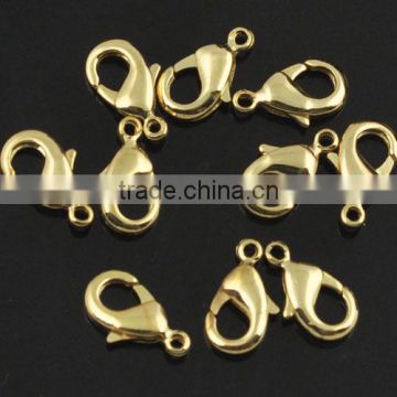 Wholesale 12mm Brass Gold Lobster Claw/Clasp