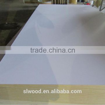 4*8 Titanium white melamine MDF board with E2 grade for furniture