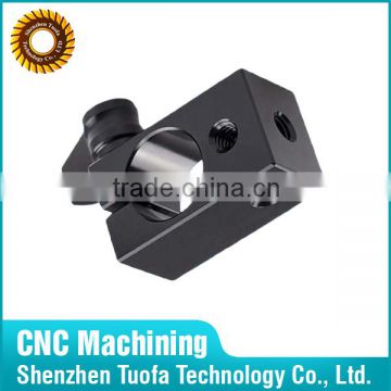 Nonstandard aluminum CNC machining parts with black anodized