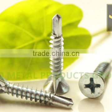 Alibaba China supplier galvanized CSK Tek screw self drilling screw