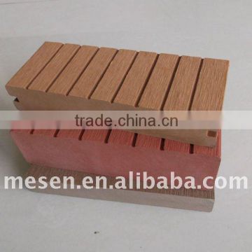High Impact Resistant Wood Fiber + HDPE WPC Composite Solid Outdoor Decking Timber