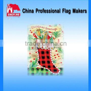 2012 30*45cm new applique embroidery and digital printing garden flag