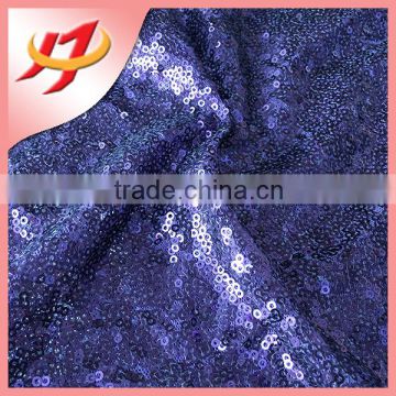 wholesale polyester Mini matt sequin fabric purple ankara fabric for wedding decoration