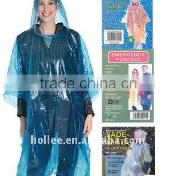 disposable pvc raincoat