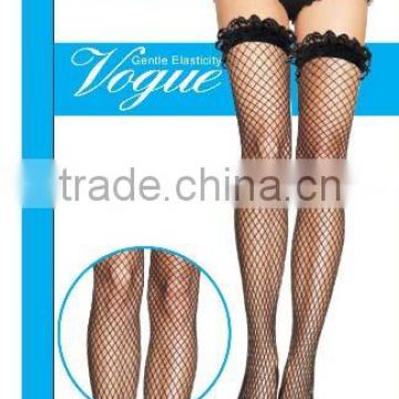 Wholesale Gentle Elasticity Fishnet Lace Top Japanese Girls Stockings