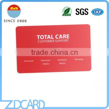 Wholesale cr80 custom printing pvc card