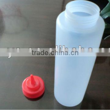 LDPE plastic bottle for jam,ketchup with special cap
