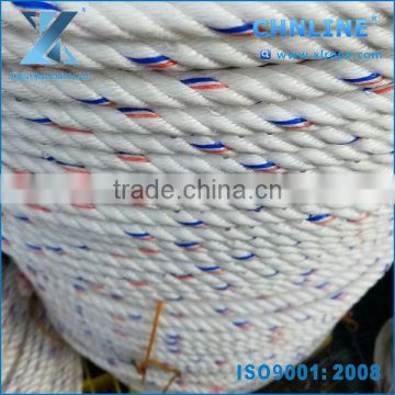 pp rope with white blue red colours