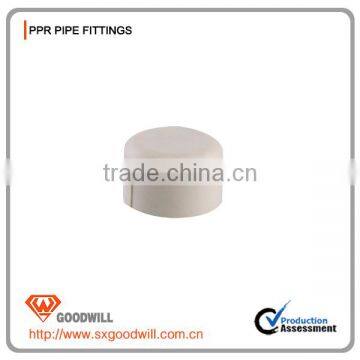 China manufacturer plastic material pipe fitting PPR cap made in china