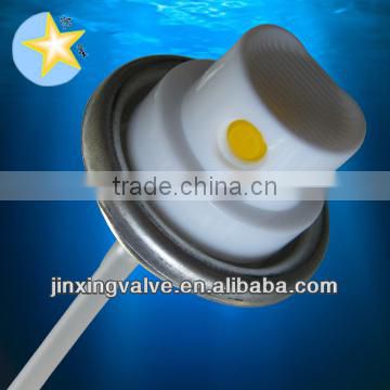 1"tinplate silicone aerosol valve with nozzle