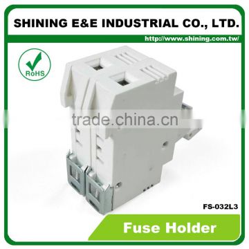 FS-032L3 With LED Indicator 600V 32A 2 Pole 10x38 Fuse Carrier