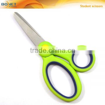 SSC0043 5-1/4" stationery PP+TPR big handle soft grip scissors