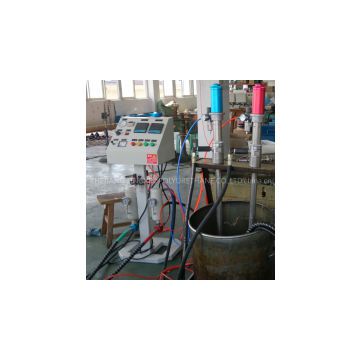 Foam -in-place packing machine for electric instrument