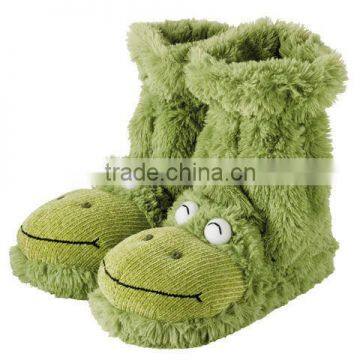 Fun for Feet FROG SLIPPER SOCKS fit MOST women 6 7 8 9 up to 9.5 green BOOTS