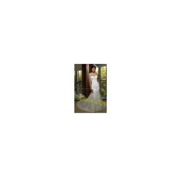 Spaghetti Strap Wedding Dress--Ais11293