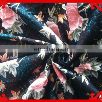 2015 latest Italy design pattern cotton poplin flower PRINTED FABRIC