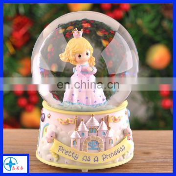 resin snow globe gift for girls