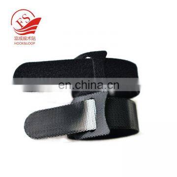Nylon Soft Hookloop Back to Back Cable Tie Strap Wrap / Thin Hook And Loop Reusable Cable Tie Nylon Soft Hook loop
