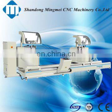 shz4-120 x 4500 double-head cutting saw aluminum profile line