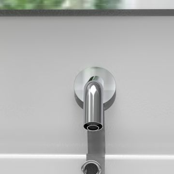 Wall Mounted faucet Motion Sensor Sink Faucet Hands Free Kitchen Faucet