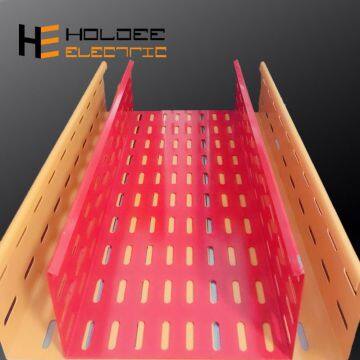 textured powder coating ventilated or perforated trough cable tray