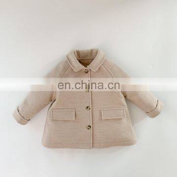 6087/Good Quality Kid Clothing Winter Warm Children's Boutique Woolen Coat for girls