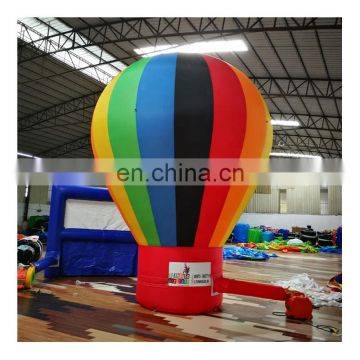 Customized Outdoor Inflatable Ground Balloon Colorful Hot Air Balloon For Promotion