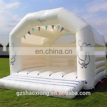 New Inflatable White Inflatable Bouncing  Castle For Wedding