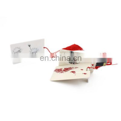 Shenzhen factory Credit Card USB Memory Sticks \ plastic usb card Flash Drive With Printing Logo