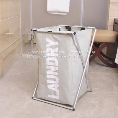 laundry Hamper With X Aluminum Frame Dirty Laundry Bag For Travel Portable Hotel Laundry Bag