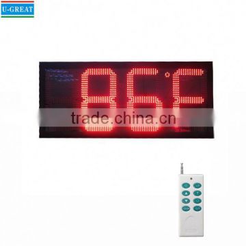Led manufactures in china wireless RF control gps digital led clock
