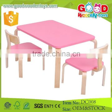 2015 Hot Sale Solid Wood Children Furniture Wholesale Wooden Table and Chair                        
                                                Quality Choice
