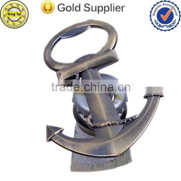 high quality cheap custom brass bulk metal antique anchor bottle opener
