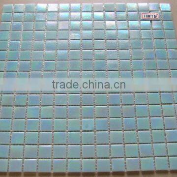 cheap square hot melt glass waterproof bathroom wall panels HM19