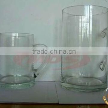 Set of Beer Glass Drinking Mug With Handle