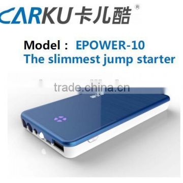 Carku 6000mAh thin 200g 12V portable mini emergency jump starter power bank start car