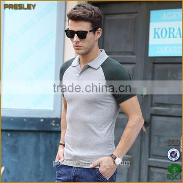2016 new fashionable plain dyed technics polo shirts for men from made in China