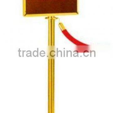 Railing Stand With Sign Board,Sing Stands