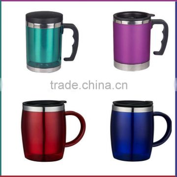 stainless steel coffee mugs with handle