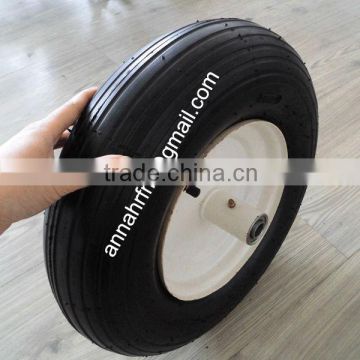 16" Universal Wheelbarrow Tire & Wheel 4.80x4.00-8
