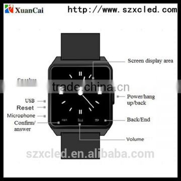 XUANCAI M26 smart watch phone android 4.0 smart phone watch bluetooth