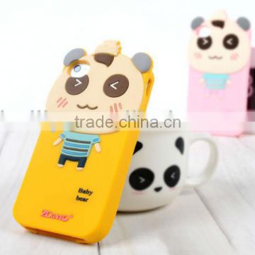 The hottest cute panada design silicone mobile phone cover