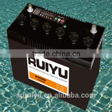 N90 12V 90AH be used on automobiles auto battery