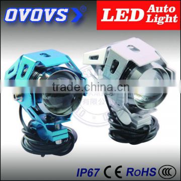 Spotlight 12w 12v u2 led motorcycle headlight lamp driving lamp c-ree for electric bike
