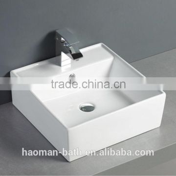 HM-A-08 ceramic deep bathroom square sink